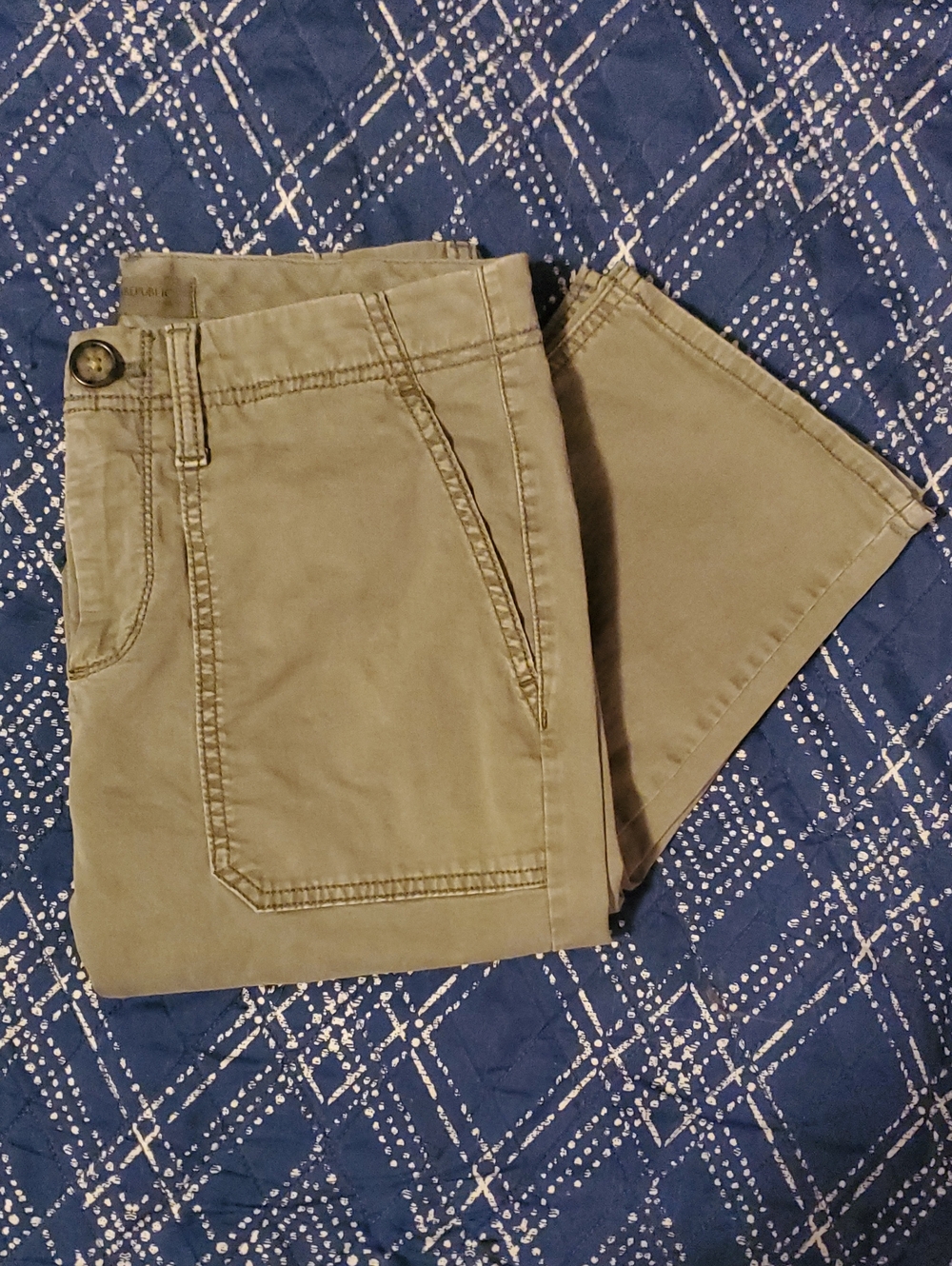 Sage Green Boyfriend Chino Pants